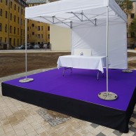 Neliela skatuve <br /><span style=text-transform:none;><small> 4×4 m komplekts ar uzstādīšanu</small></span>