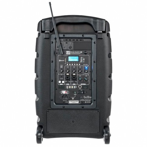 LD Systems Road Buddy 10 ar bezvadu mikrofonu (akumulatora, uzrunām un foona mūzikai) | noma