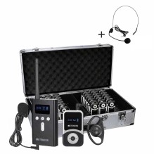 Портативная система аудиопередачи на 60 человек (синхронный перевод, аудиогид)