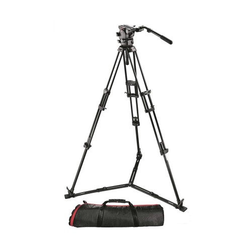 Profesionāls Manfrotto statīvs ar fluid video galvu | noma
