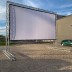 Brīvdabas kino ekrāns 6,6x3,7m 