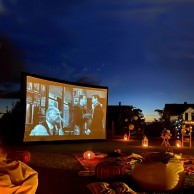 Piepūšamais ekrāns <br /><span style=text-transform:none;><small> 4x2.5m</small></span>